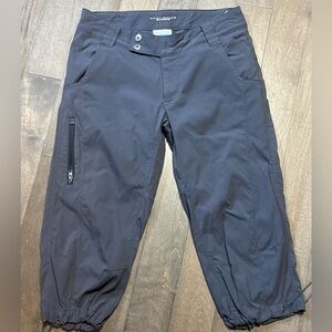 Columbia Women's Omni-Shield Saturday Trail II Knee Pants Size 4 Blue Capri LN